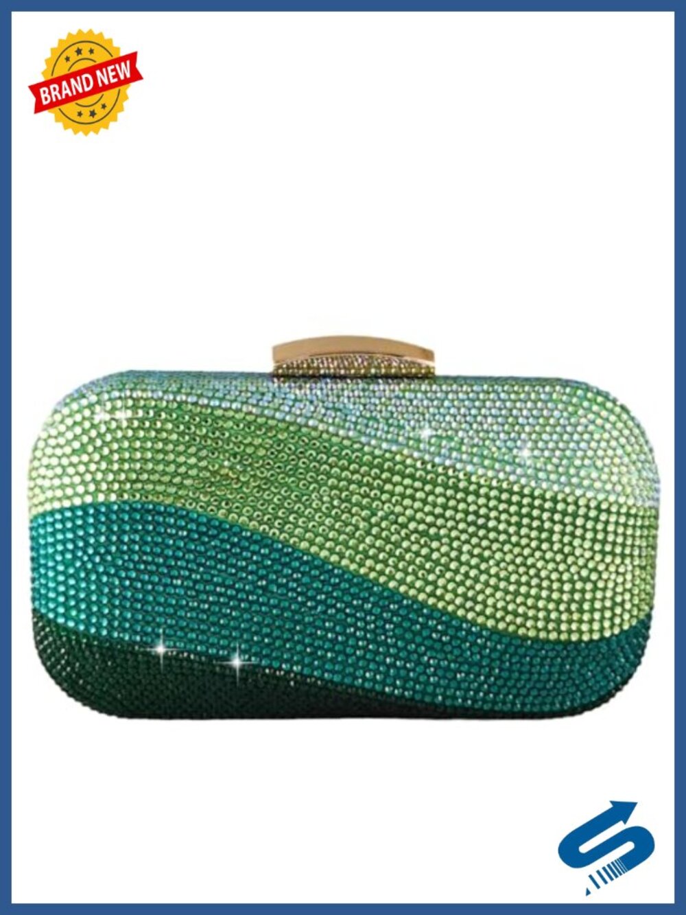Rhinestone Crystal Clutch Evening Bag Mini Formal Party Purse